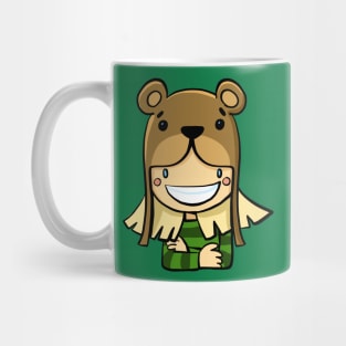 girl in a bear hat Mug